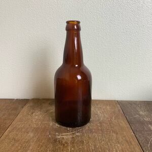 Obear-Nester Glass Co East St. Louis‎ Illinois Brown Amber Beer Soda Pop Bottle